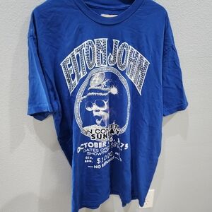Blue Elton John Concert T-Shirt